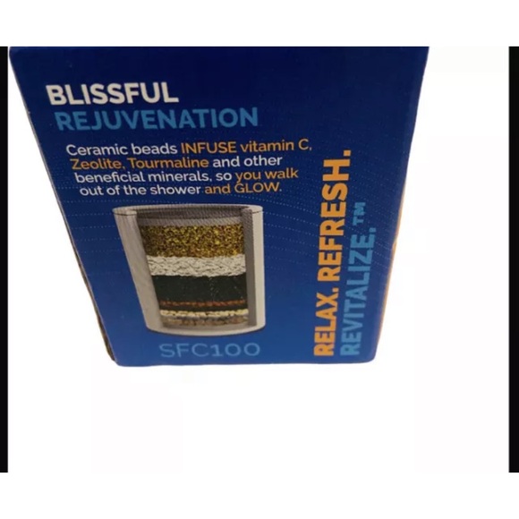 AquaBliss Replacement Cartridge for SFC100 Shower Filter Blissful Rejuvenation. - Picture 2 of 3